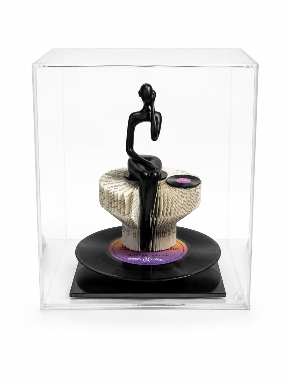 Memórias em vinil  — Moderno, 40cm
