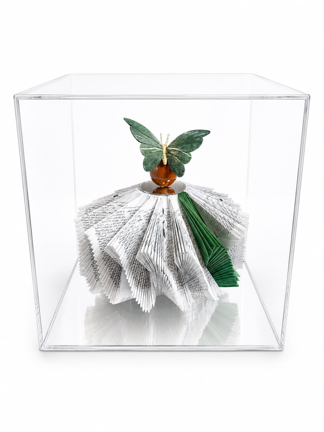 Borboleta verde  — Moderno, 20cm