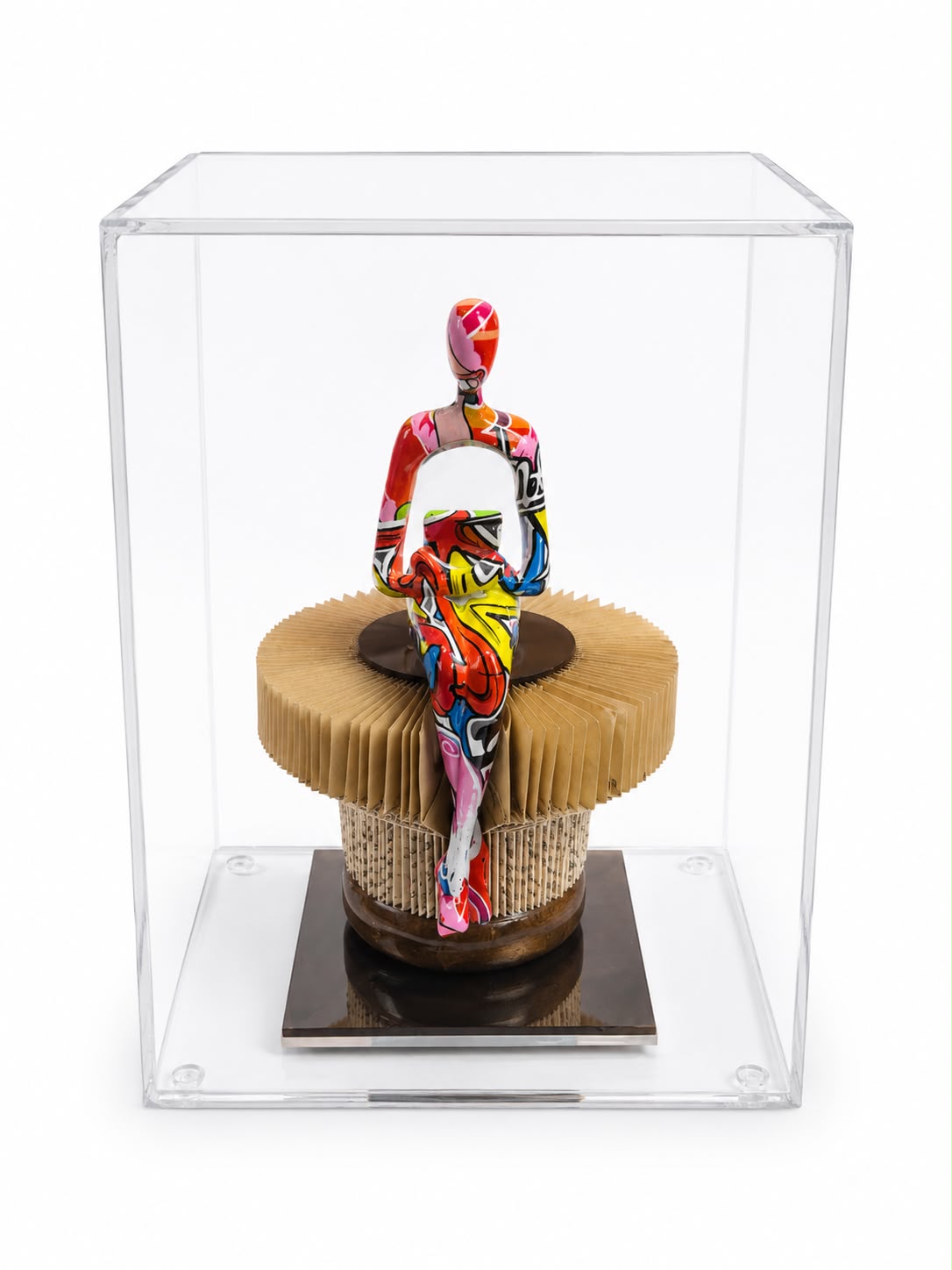 Entre cores e dobras  — Moderno, 25cm