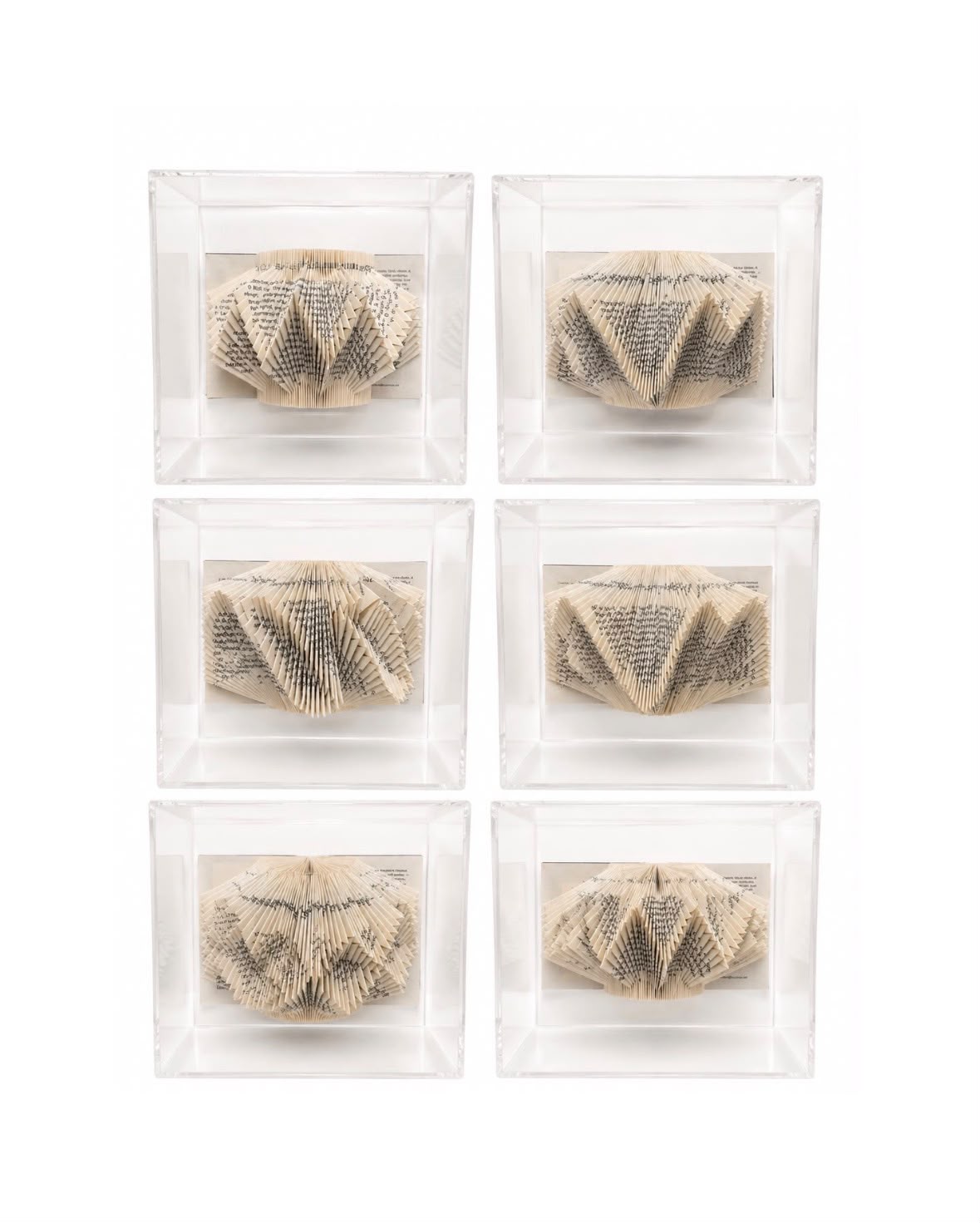 Quadros dobras variadas  — Clássico, 10cm